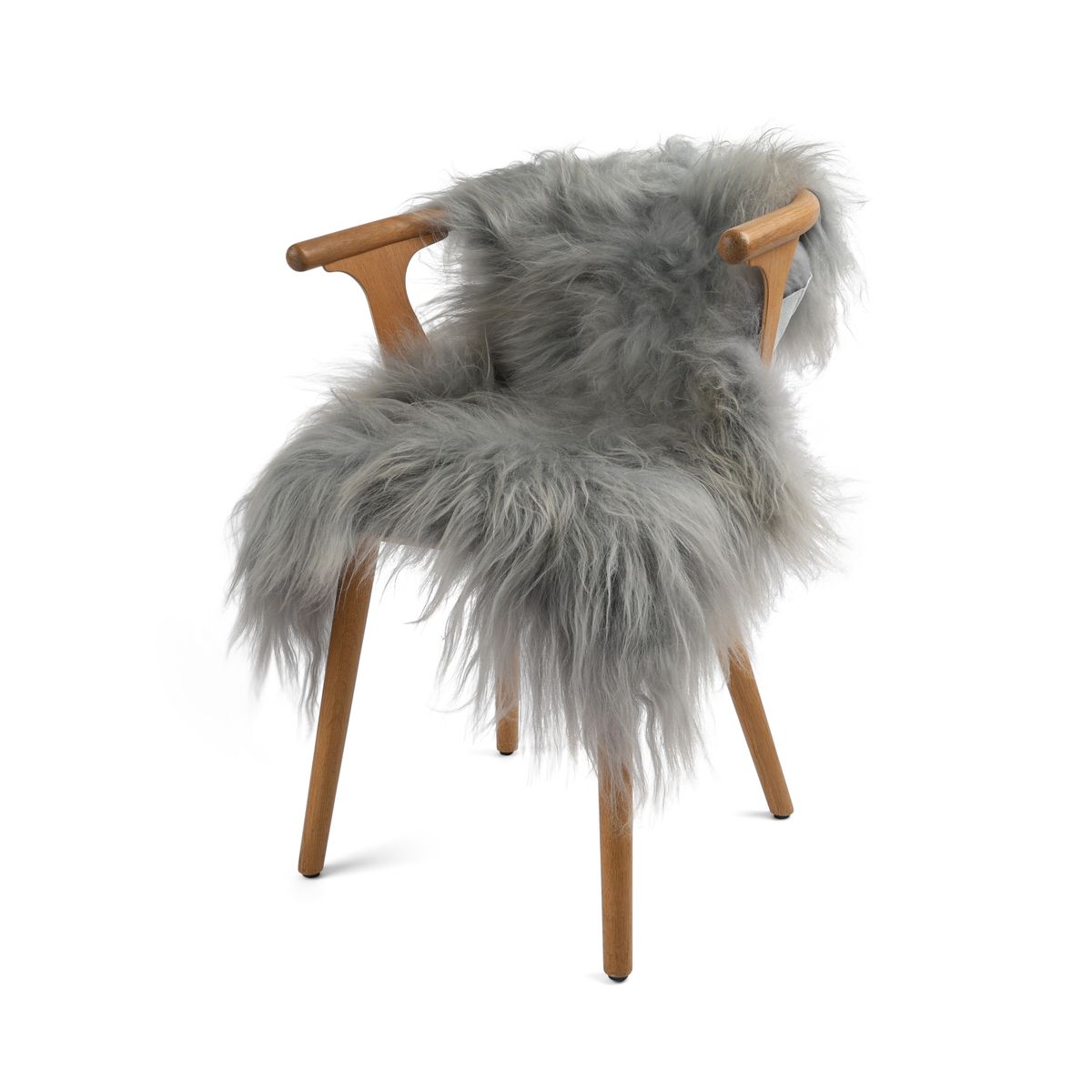 Islandsk saueskinn | Innfarget | 90 + cm