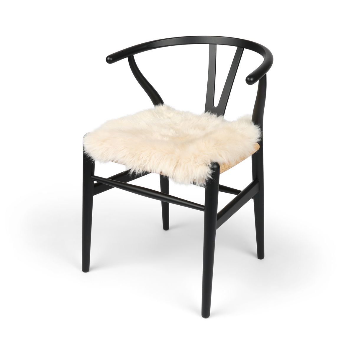 Stolpute | Langhåret | New Zealand | Stoffbakside | 40x40 cm Beige