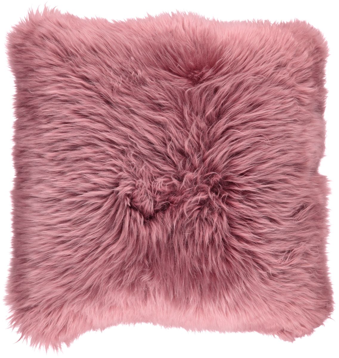 Saueskinnspute | Langhåret | New Zealand | 35x35 cm Gammelrosa