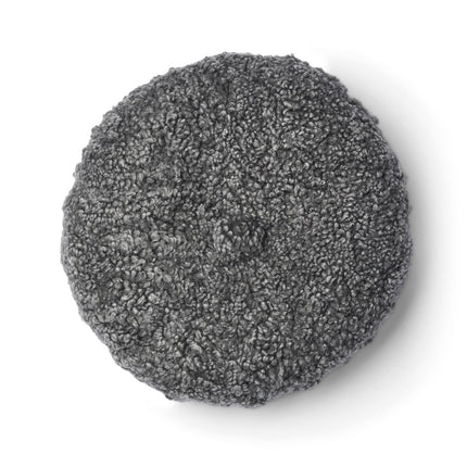 Saueskinnpute | Korthåret | New Zealand | Dobbeltsidig | Ø40 cm Grå