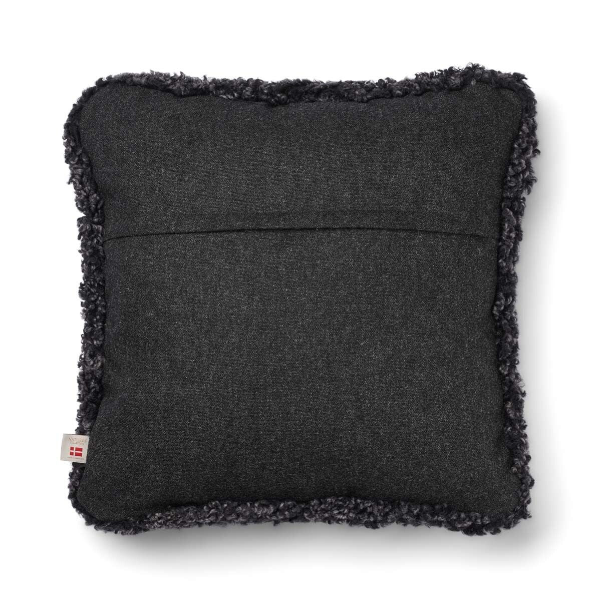 Classic Collection | Ullpute | Korthåret | Dobbeltsidig | 52x52 cm | 34x52 cm Koksgrå / Koksgrå