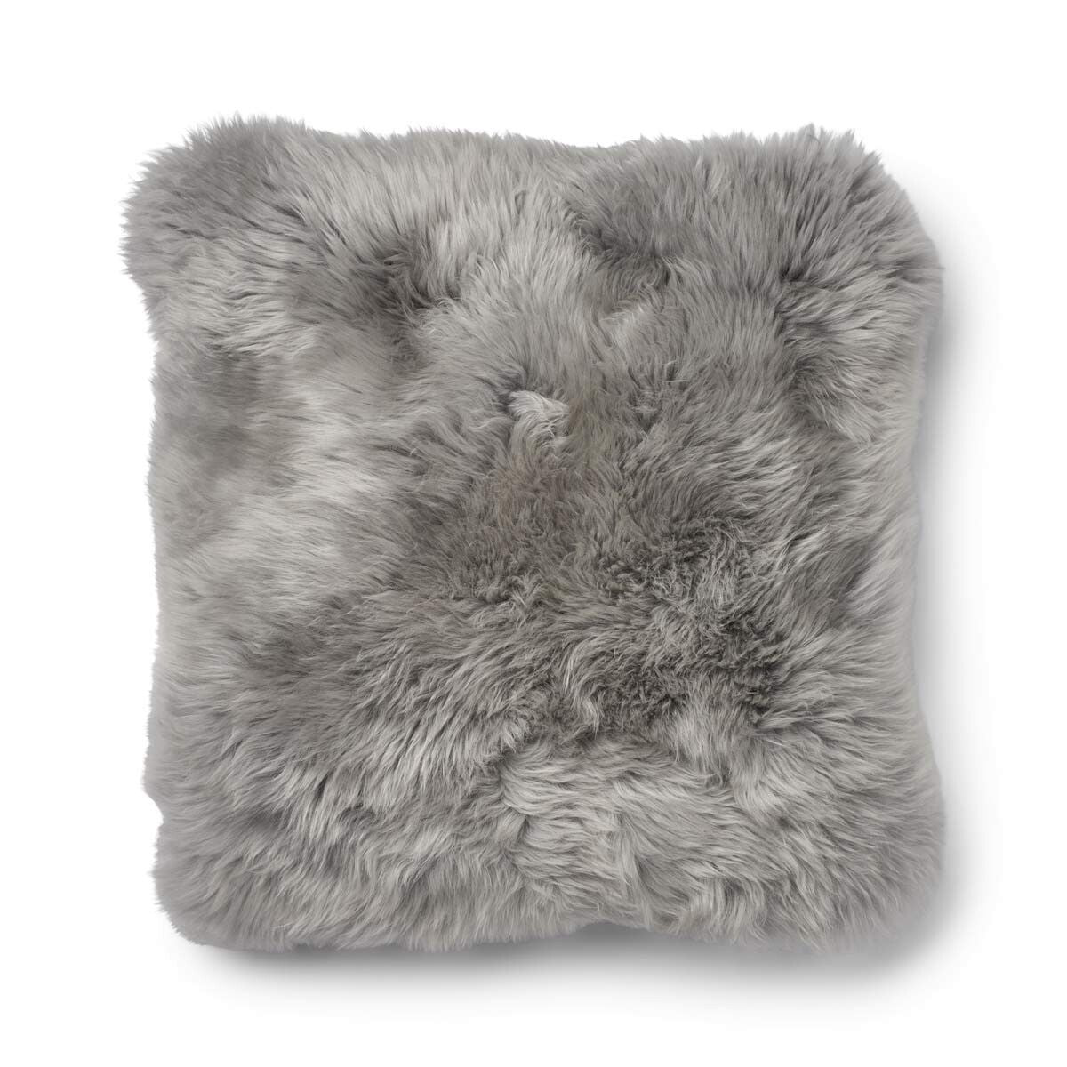 Classic Collection | Ullpute | Langhåret | 52x52 cm | 34x52 cm Grå / Lysegrå