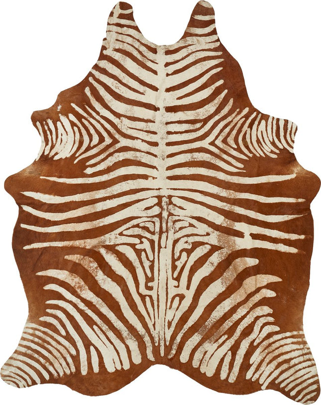 Cow Hide Vintage Zebra 220x170 cm