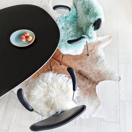 Saueskinn | Langhåret | New Zealand | 100x60 cm Turkis