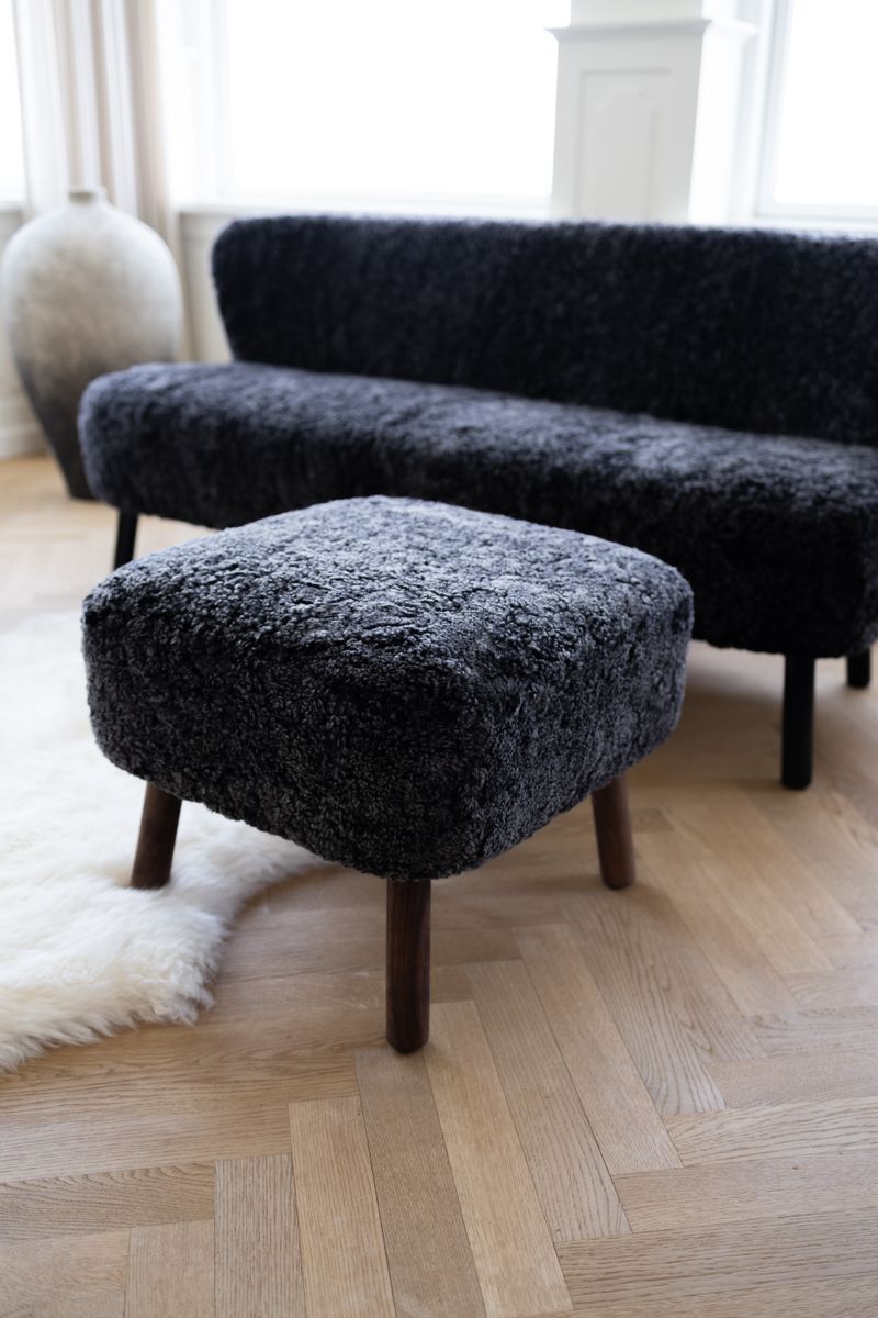 Emanuel 3-seters sofa Svart