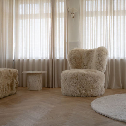 Skandi stol | Langhåret Beige