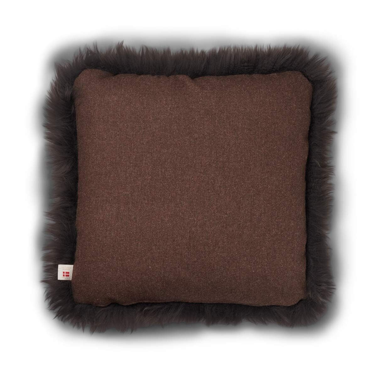 Classic Collection | Ullpute | Langhåret | 52x52 cm | 34x52 cm Brun / Valnøttbrun