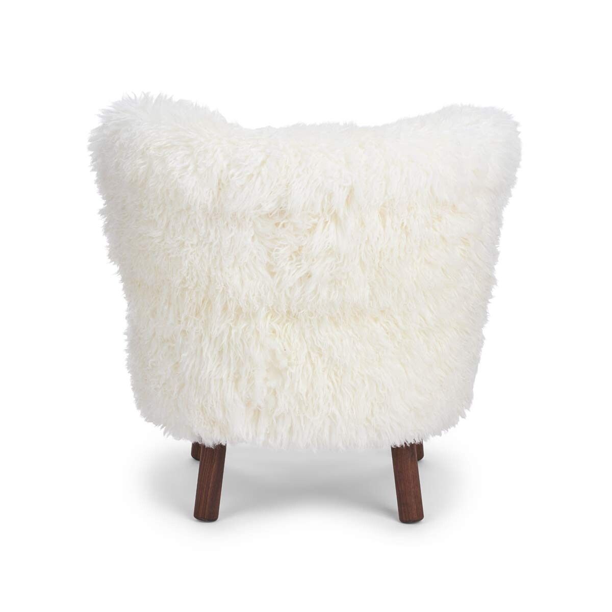 Emily Lounge Chair | Langhåret Hvit