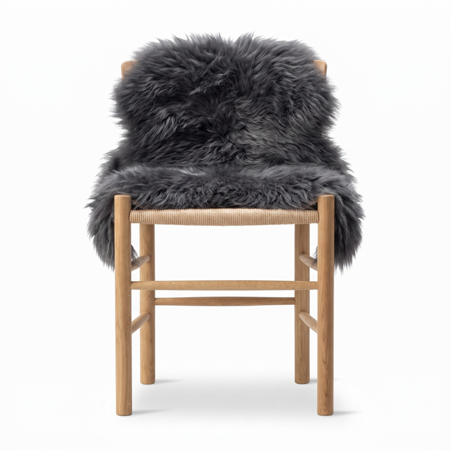 Saueskinn | New Zealand | 90 cm | Langhåret | Premium kvalitet