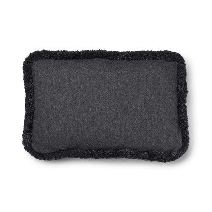 Classic Collection | Ullpute | Korthåret | Dobbeltsidig | 52x52 cm | 34x52 cm Koksgrå / Koksgrå