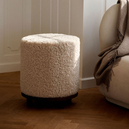 Simon Stool | Short Wool Koksgrå
