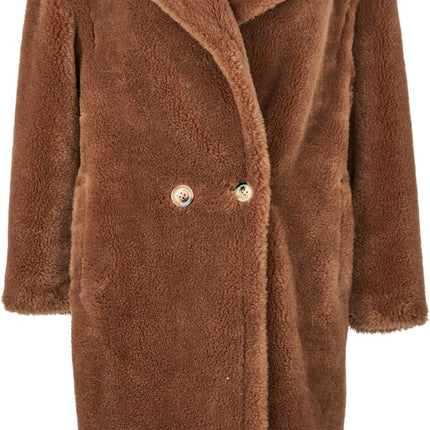 Donna Coat Teddy Brun