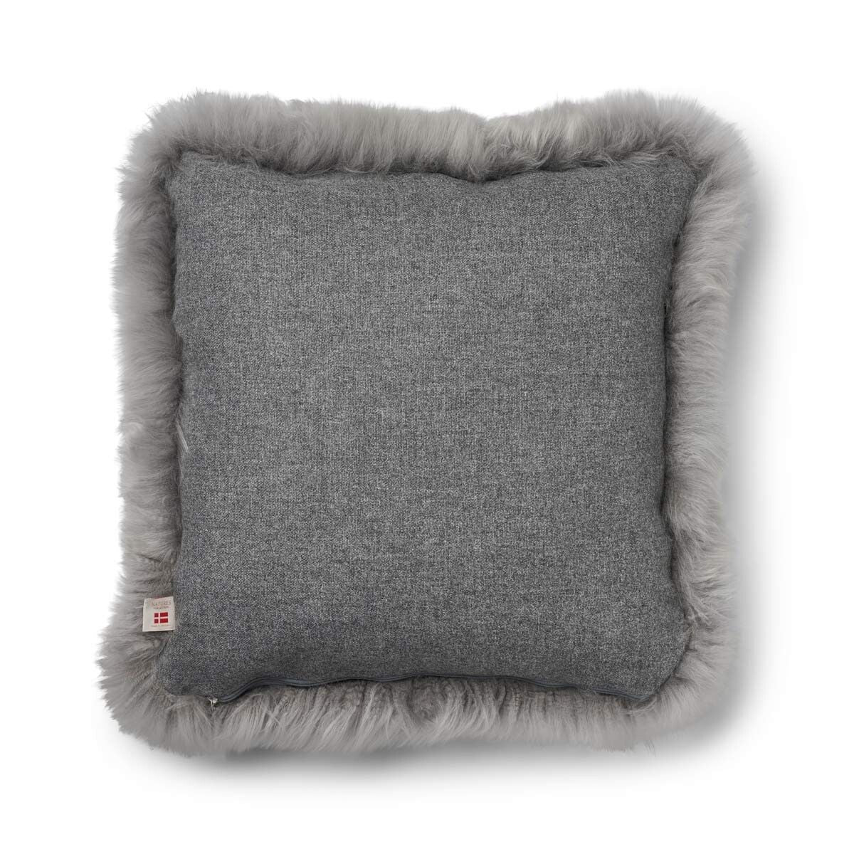 Classic Collection | Ullpute | Langhåret | 52x52 cm | 34x52 cm Grå / Lysegrå