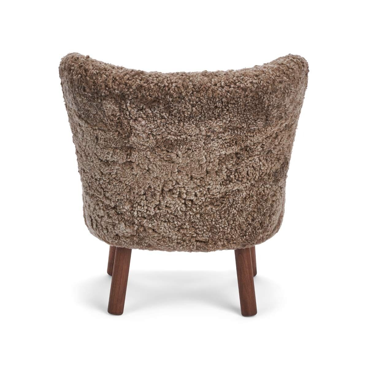 Emily Lounge Chair | Korthåret Lysebrun