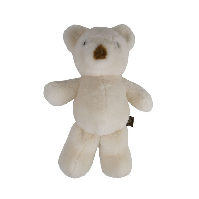 Bamse | Liten | Lammeull | 22x35 cm Hvit