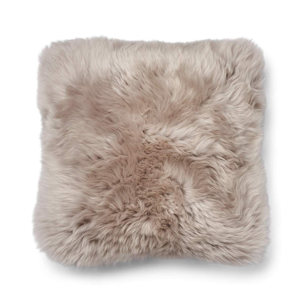 Classic Collection | Ullpute | Langhåret | 52x52 cm | 34x52 cm Brun / Dove