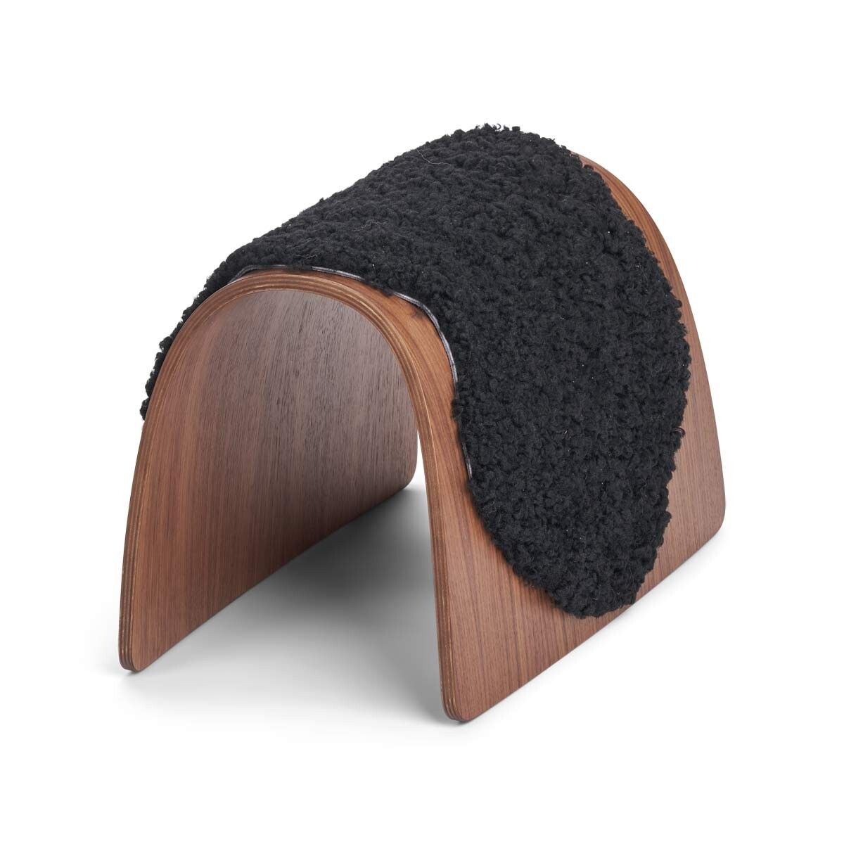 Sheep Stool cover | Korthåret | New Zealand Svart