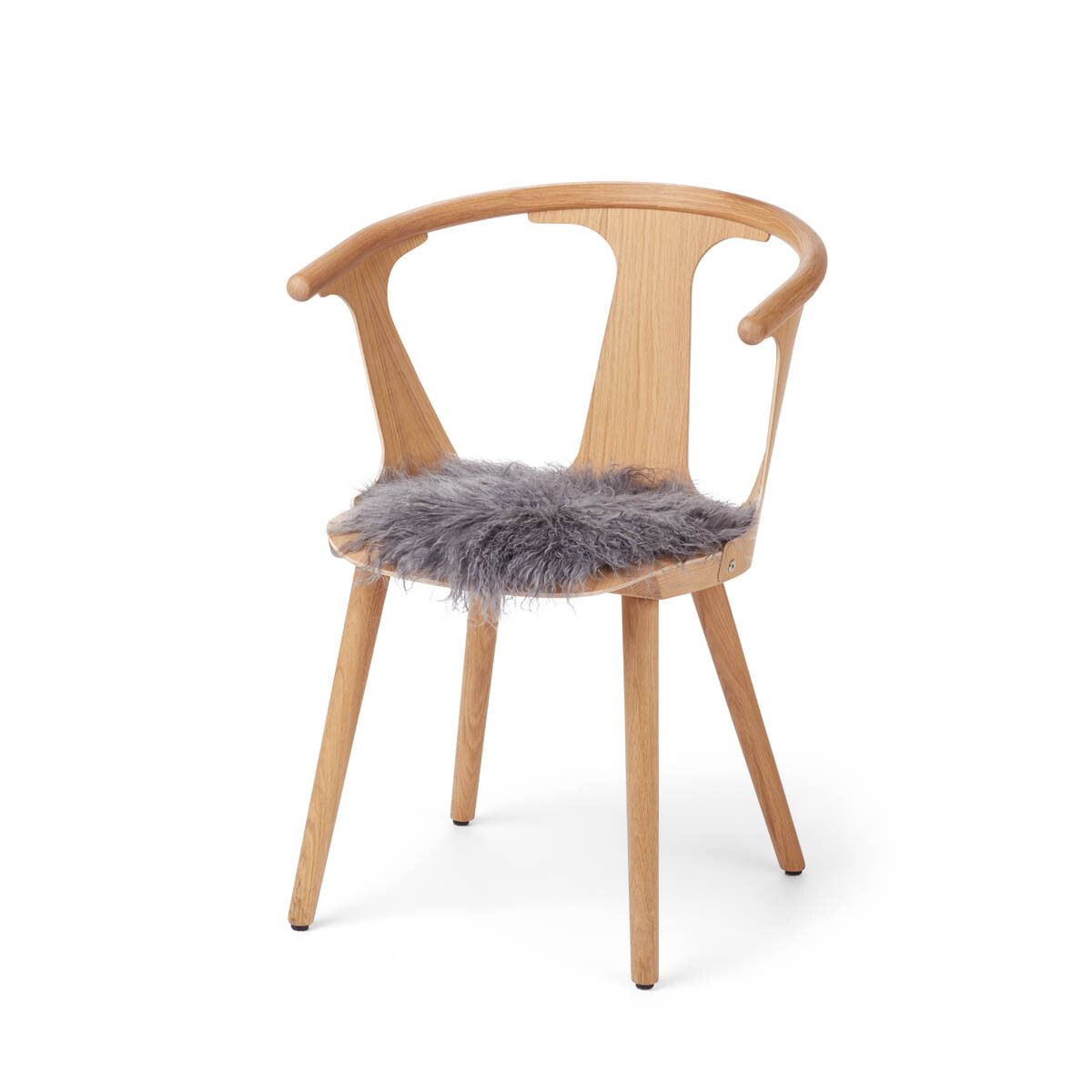 Setepute | Langhåret | Tibet | D34 cm Mørk grå