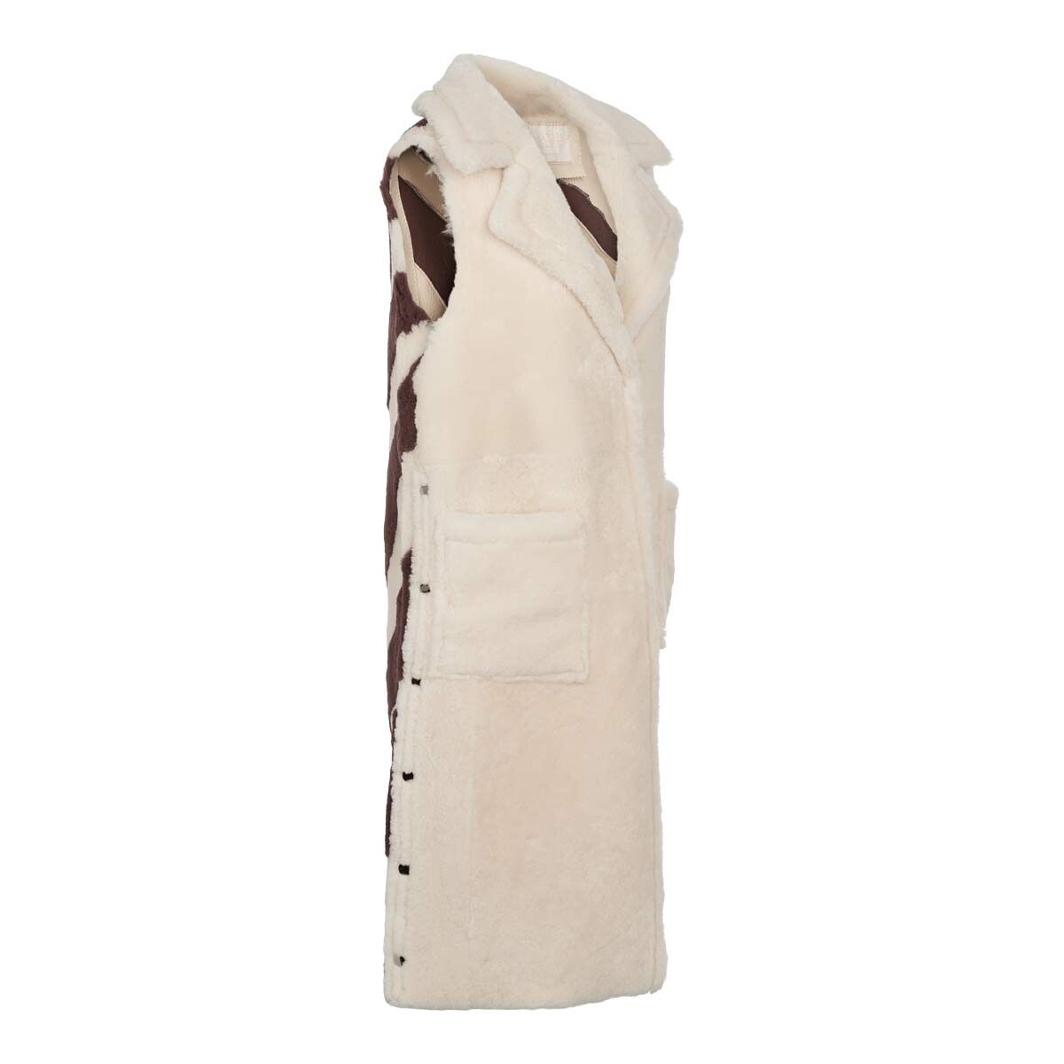 Raelynn vest Sebra / Sjokolade / Beige