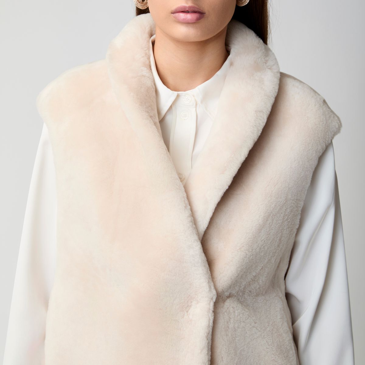 Carmen vest Beige