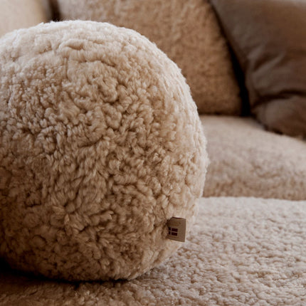 Angelite pute | Korthåret | New Zealand | Ø25/30/35 cm Svart