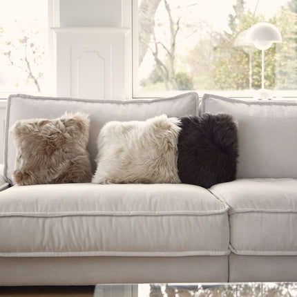 Saueskinnpute | Langhåret | New Zealand | 50x50 cm Beige