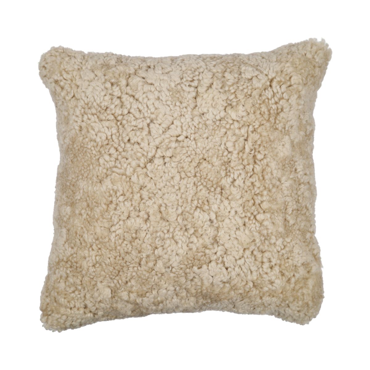 Saueskinnpute | Korthåret | New Zealand | 40x40 cm Beige