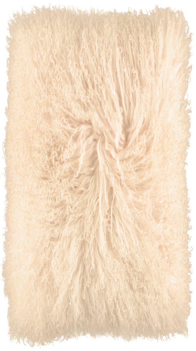 Saueskinnspute | Krøllet | Tibet | 28x56 cm