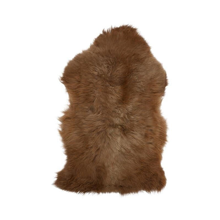 Eco Sheepskin | Mongolia | Natural Brown | ca. 90x60 cm Naturlig rødbrun