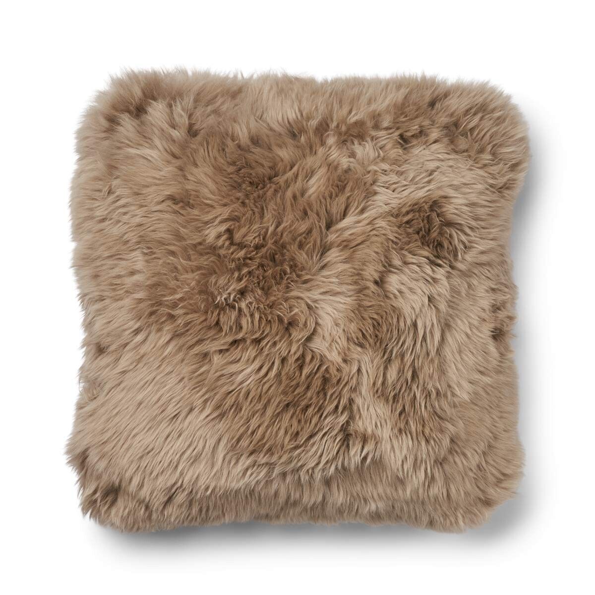 Classic Collection | Ullpute | Langhåret | 52x52 cm | 34x52 cm  Beige / Lysebrun
