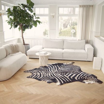 Cow Hide Vintage Zebra 220x170 cm