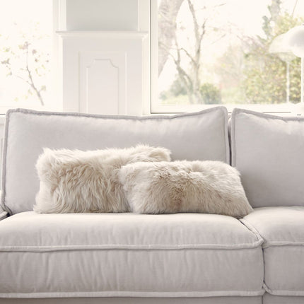 Saueskinnpute | Langhåret | New Zealand | 35x45 cm Beige