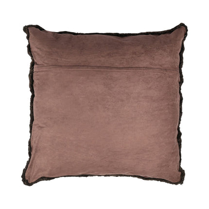 Maxi Float pute | Korthåret | New Zealand | 90x90 cm Sjokolade