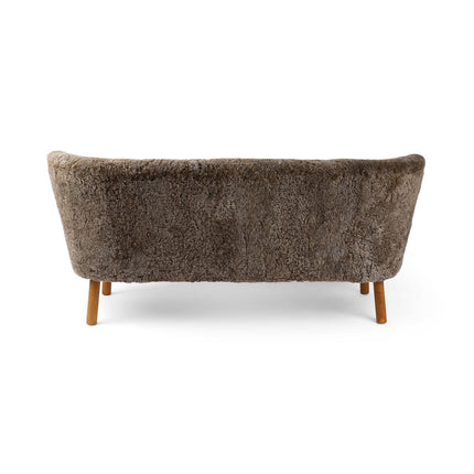 Emanuel 2-seters sofa Lysebrun