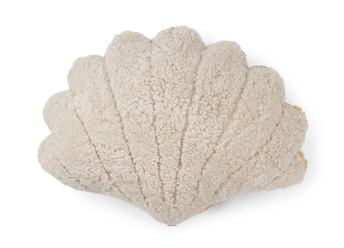 Pattern shell saueskinnpute | Korthåret | New Zealand Gul / Lysebrun / Beige