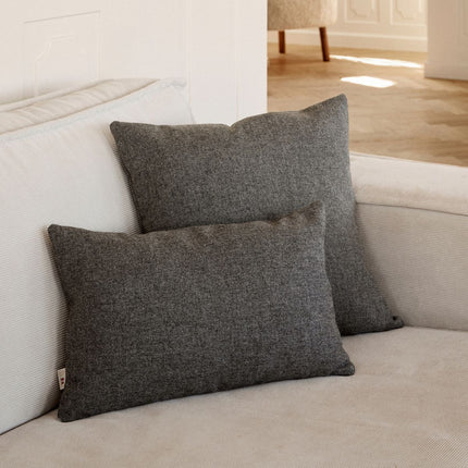 Dobbeltsidig pute | 34x52 cm Beige