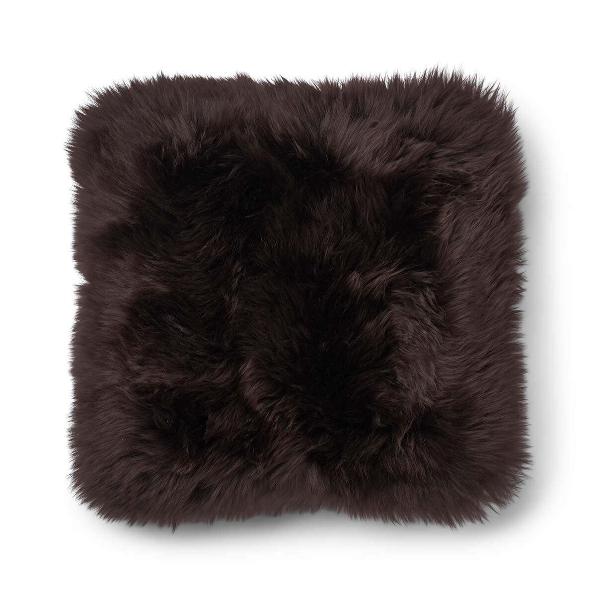 Classic Collection | Ullpute | Langhåret | 52x52 cm | 34x52 cm Brun / Sjokolade