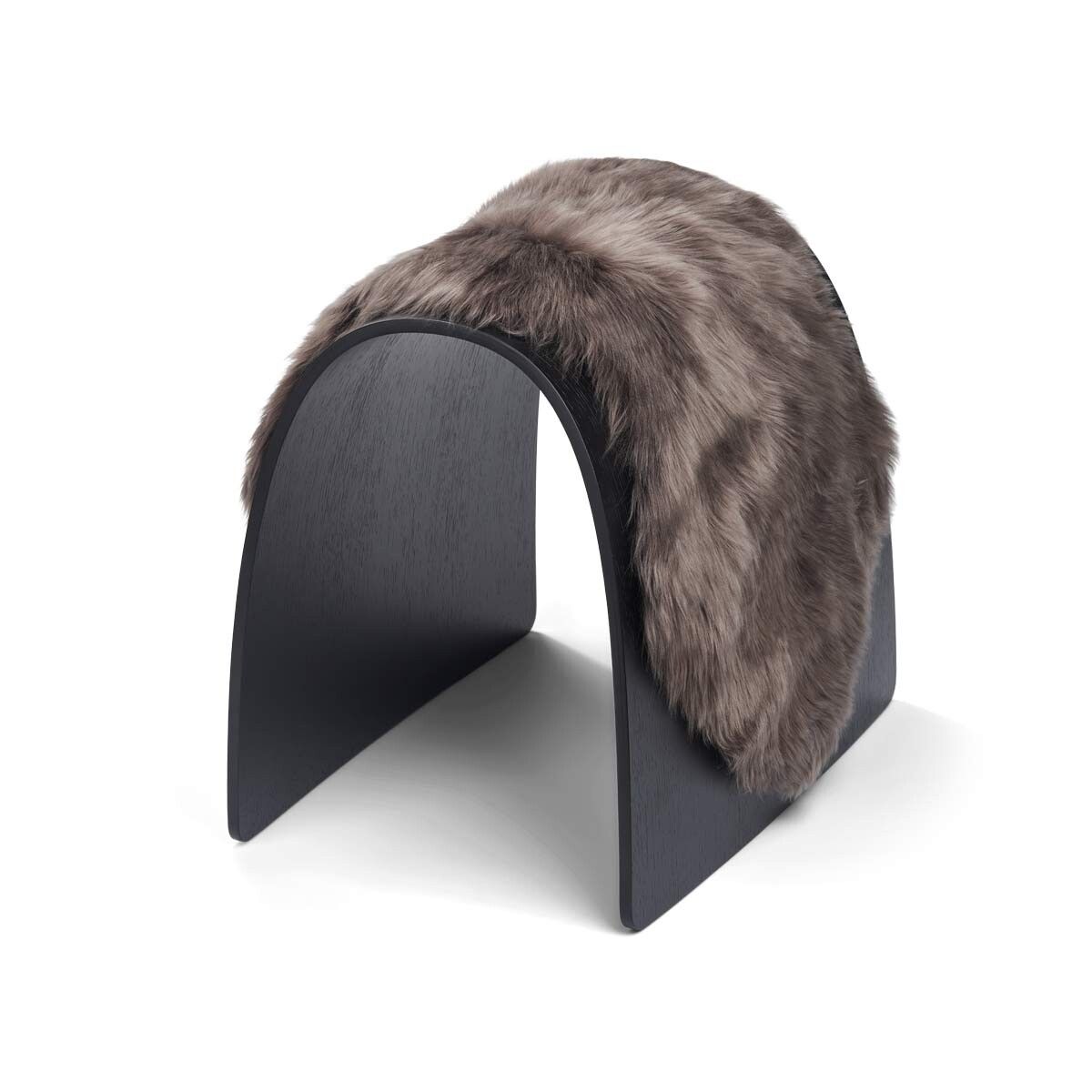 Sheep Stool cover | Langhåret | New Zealand Valnøtt