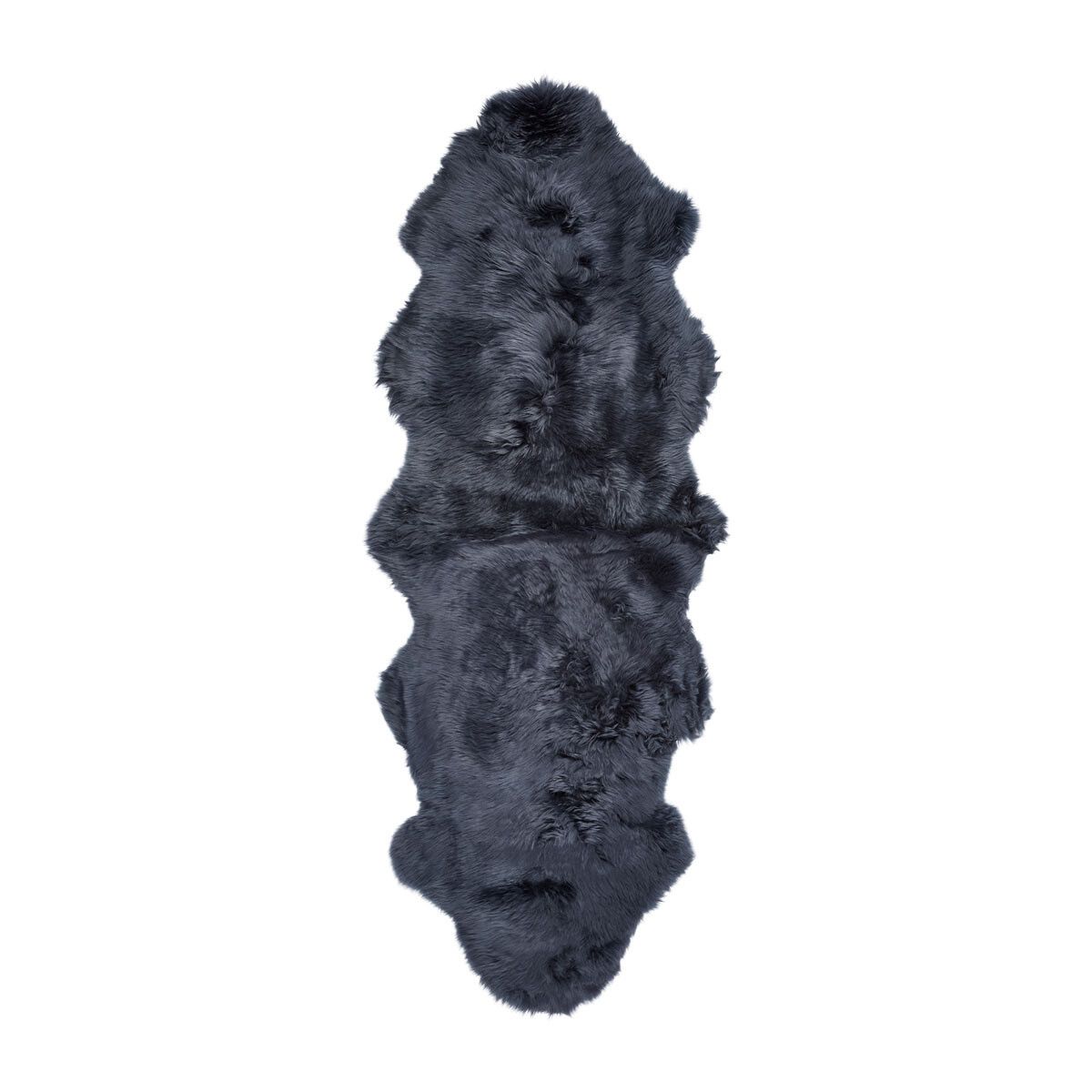 Saueskinn | Langhåret | New Zealand | 180x60 cm Marineblå