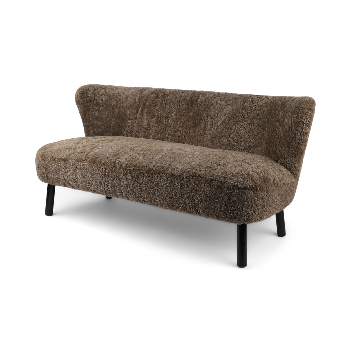 Emanuel 2-seters sofa Lysebrun