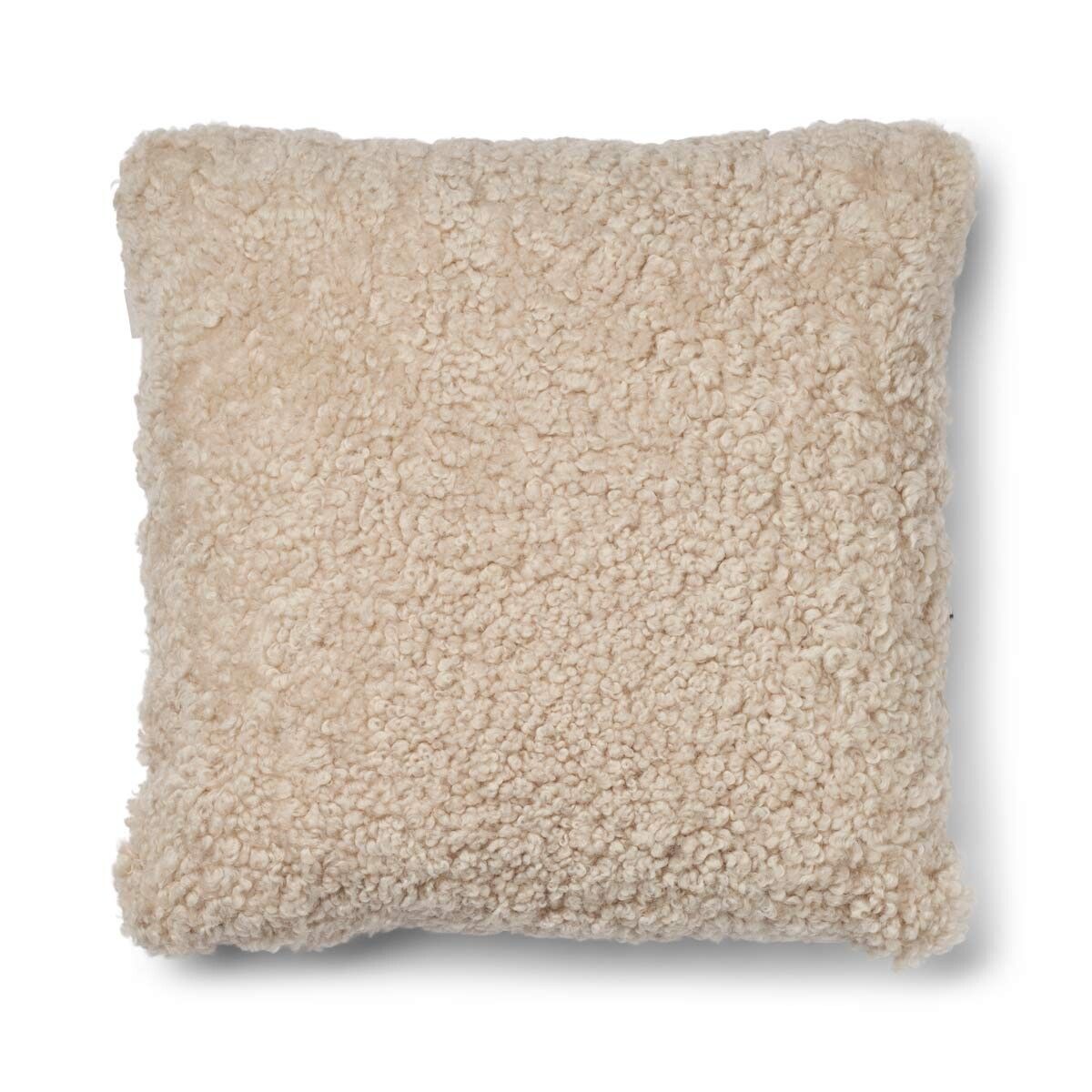Checked Collection | Ullpute | Korthåret | 52x52 cm | 34x52 cm Sand-Beige/Beige