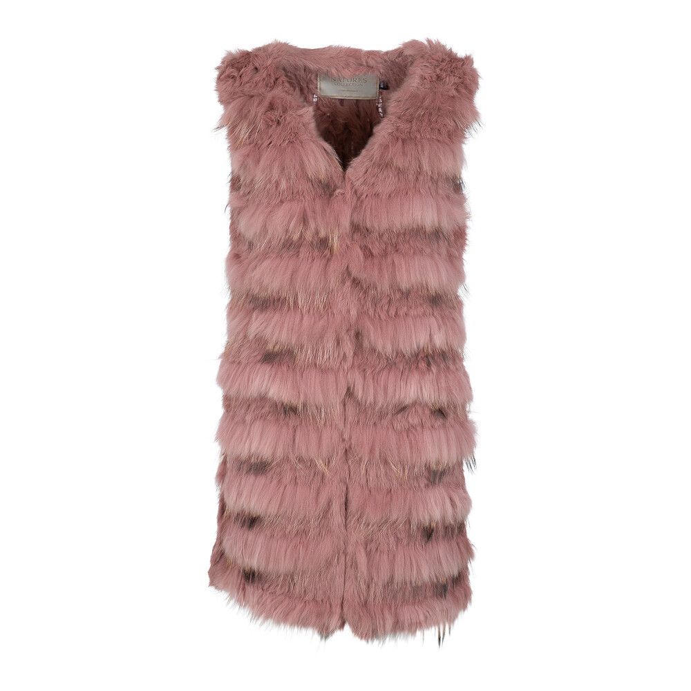 Vigga vest Kirsebærrød