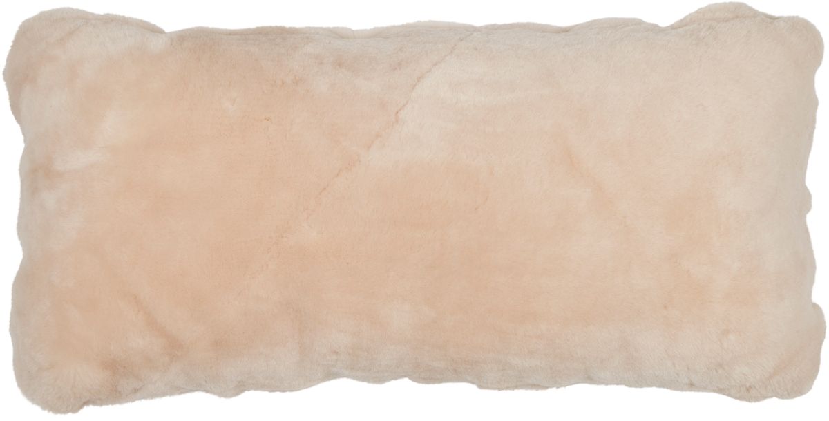 Saueskinnpute | Mokkasin | Dobbeltsidig | 28x56 cm Kastanje