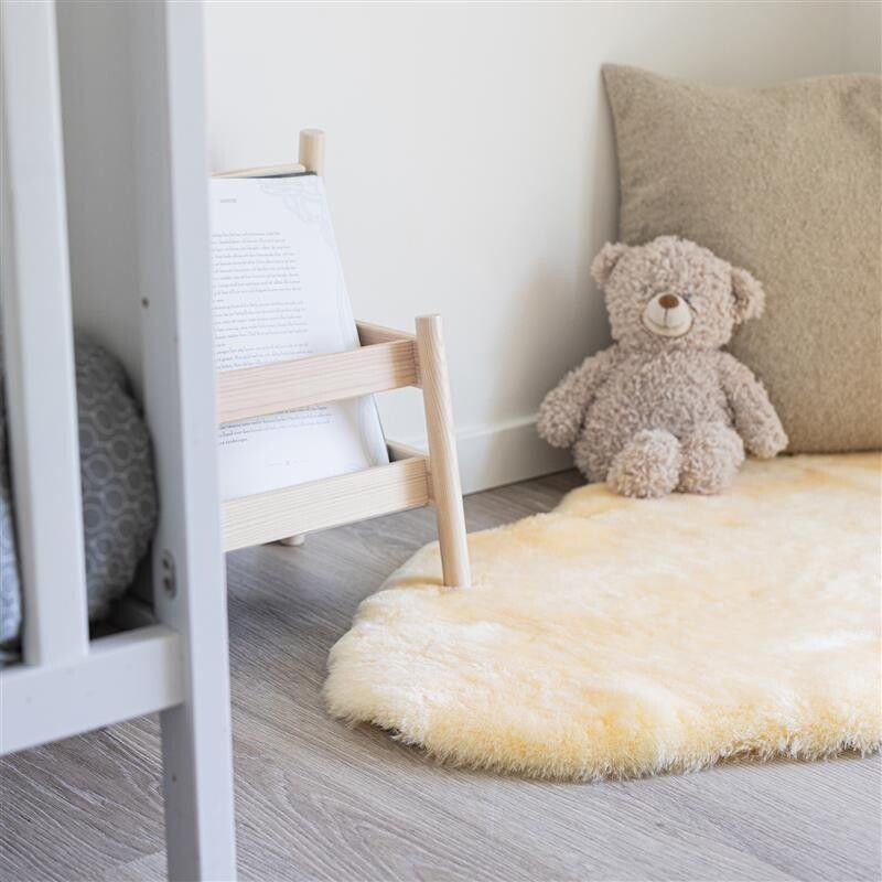 Baby saueskinn | kort ull | New Zealand | 95 cm Cream