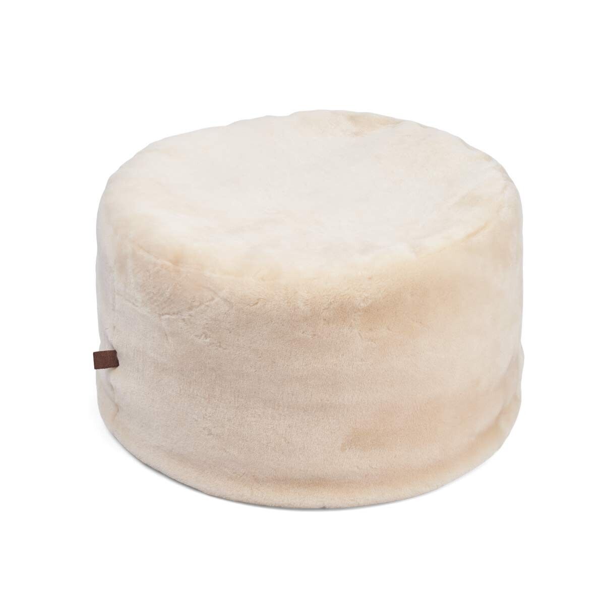 Rund puff | Mokkasin | New Zealand | D55xH46 cm