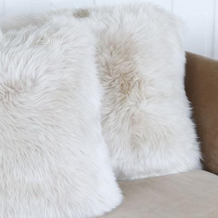 Long-Wool saueskinnspute | LW | Skinnunderlag Hvit