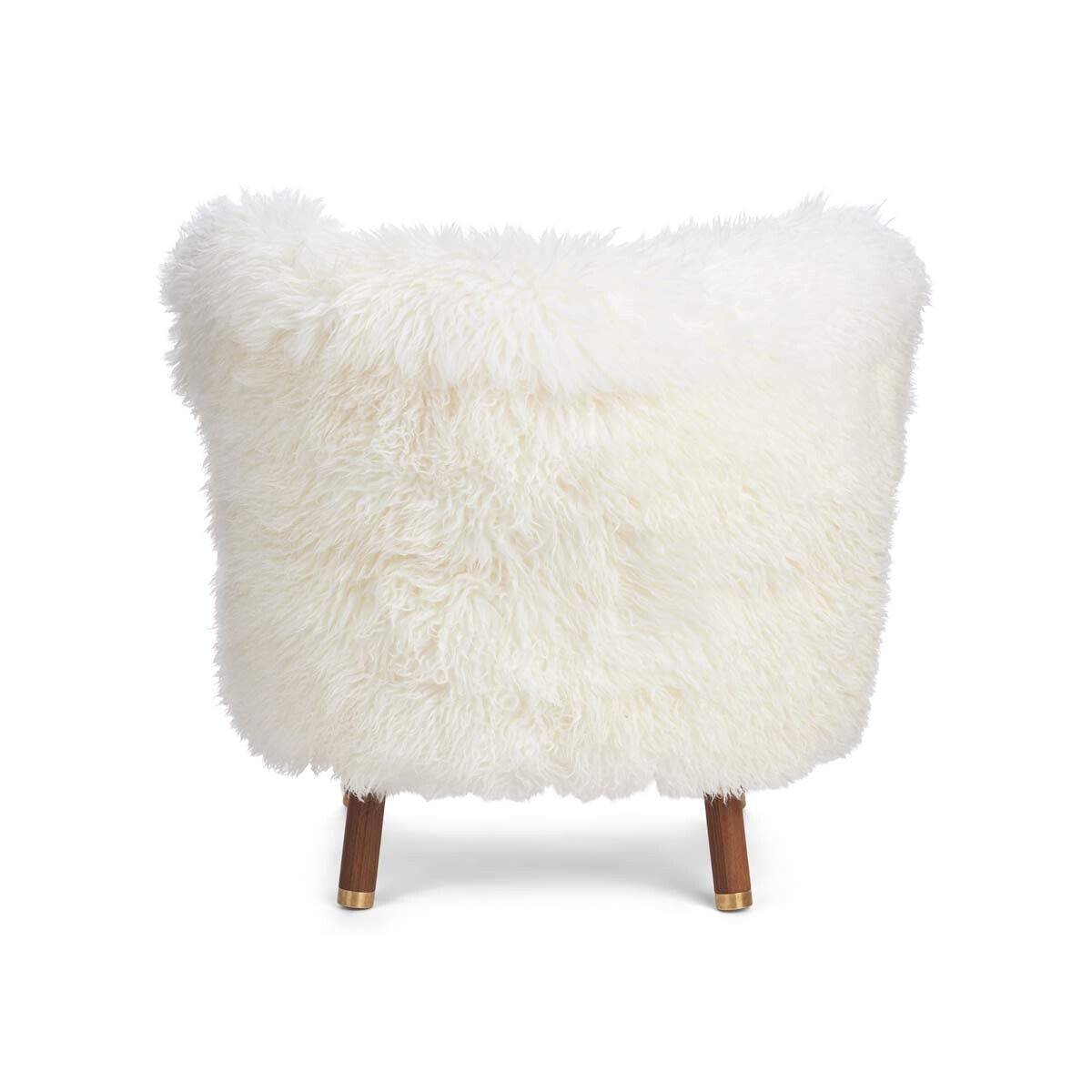 Emil Lounge Chair | Langhåret Hvit
