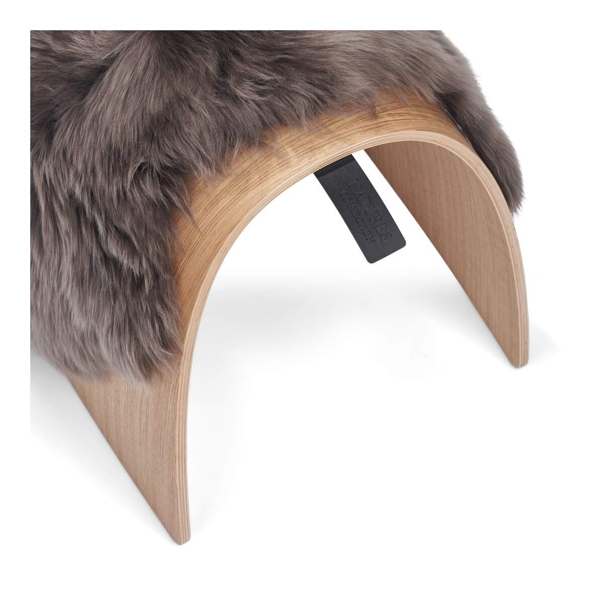Sheep Stool cover | Langhåret | New Zealand Valnøtt