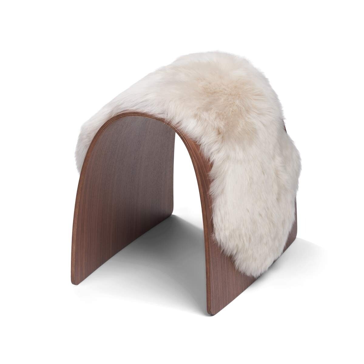 Sheep Stool cover | Langhåret | New Zealand Beige