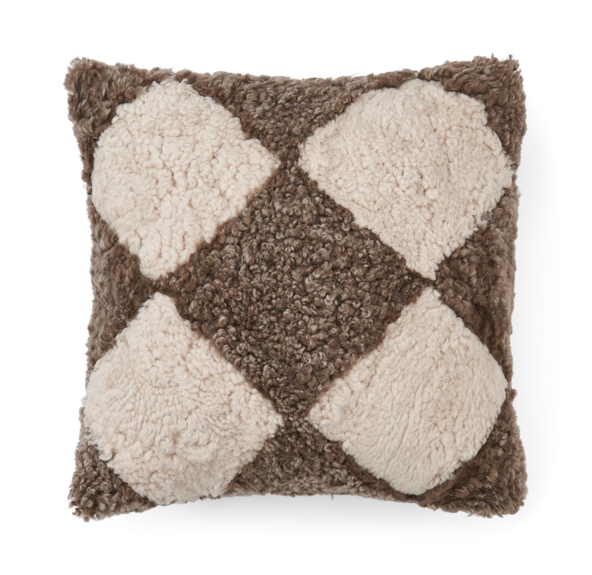 Pattern saueskinnpute | Korthåret | New Zealand | 40x40 cm cm